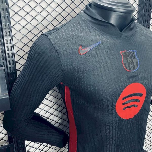Barcelona 2024/25 Away Long Sleeves Jersey Player Version - Image 5
