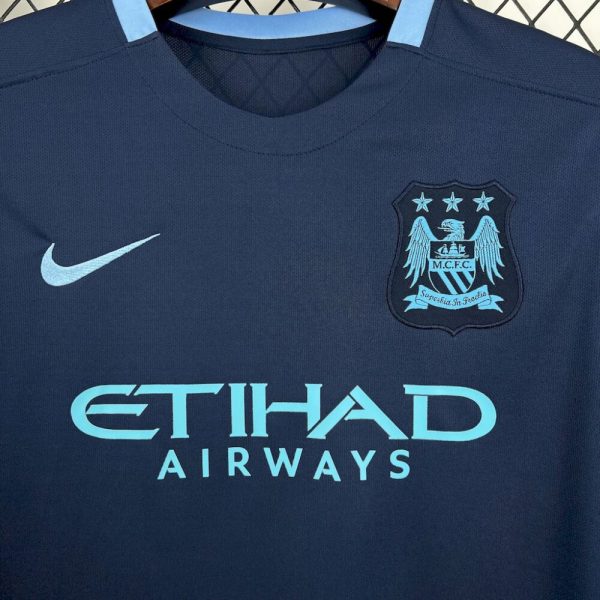 Manchester City 2015/16 Away Retro Jersey - Image 5