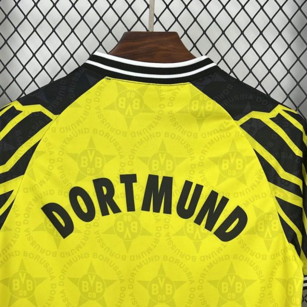 Borussia Dortmund 1994/95 Home Retro Jersey - Image 7