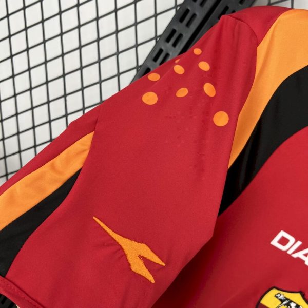As Roma 2004/05 Home Retro Jersey - Image 3