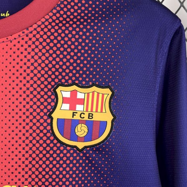Barcelona 2012/13 Home Long Sleeves Retro Jersey - Image 7