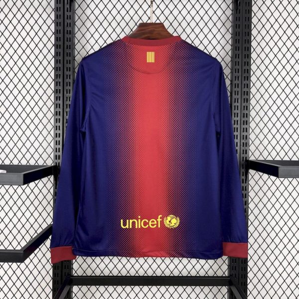 Barcelona 2012/13 Home Long Sleeves Retro Jersey - Image 2