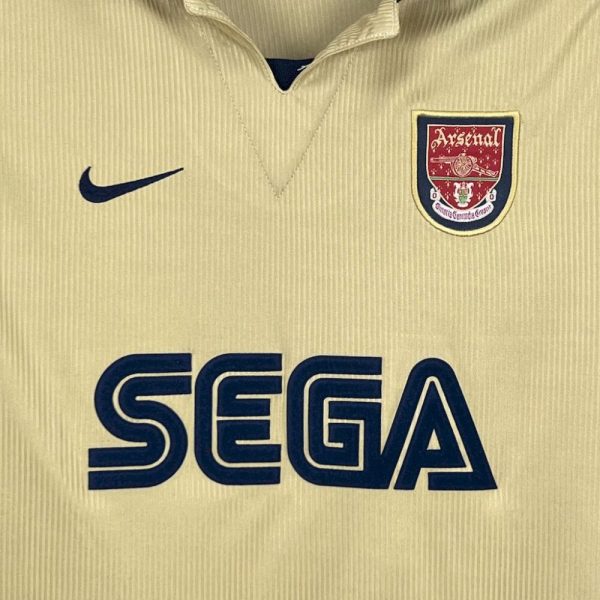 Arsenal 2001/02 Away Long Sleeves Retro Jersey - Image 3