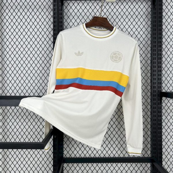 Colombia 2024/25 100Th Anniversary Long Sleeves Jersey