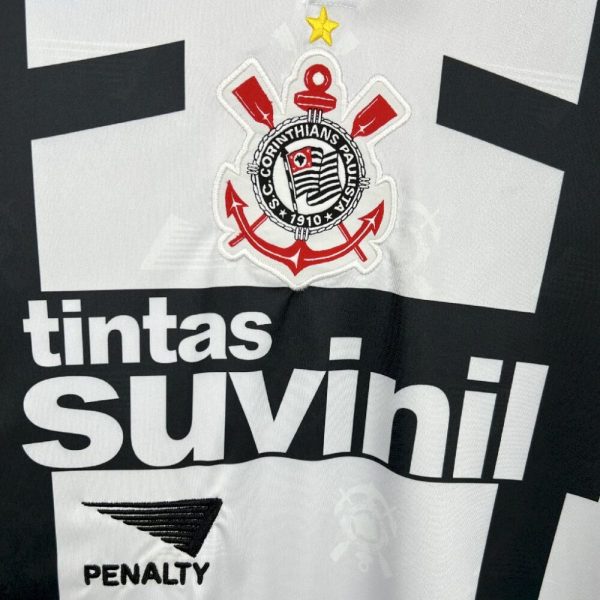 Corinthians 1995/96 Home Retro Jersey - Image 8