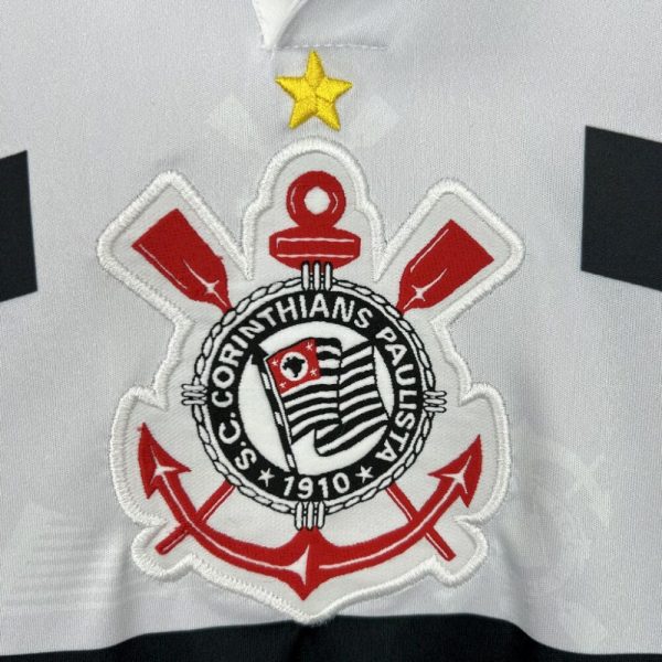 Corinthians 1995/96 Home Retro Jersey - Image 7