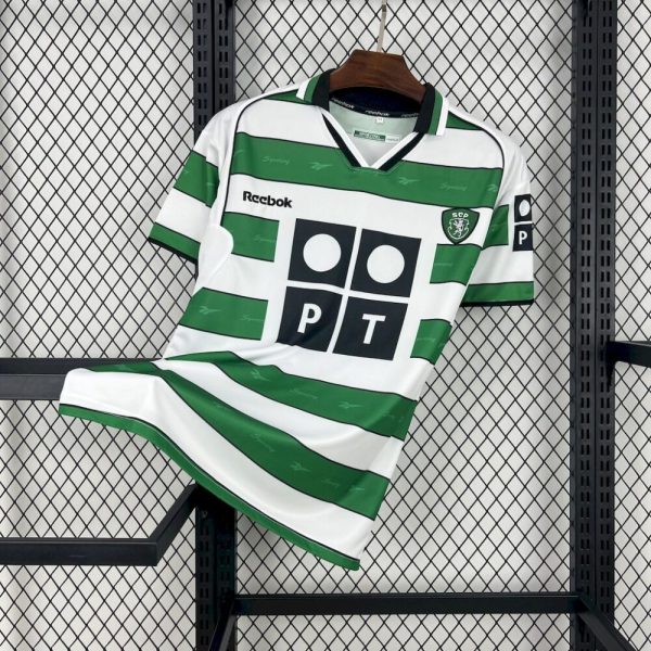 Sporting Cp 2000/01 Home Retro Jersey