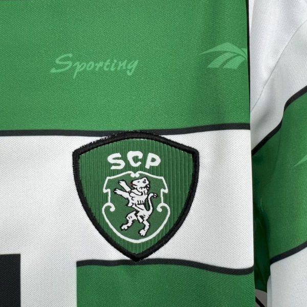 Sporting Cp 2000/01 Home Retro Jersey - Image 7