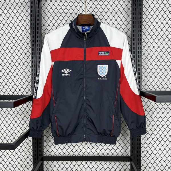 England 1998-99 Umbro Track Dark Blue Jacket - Image 14