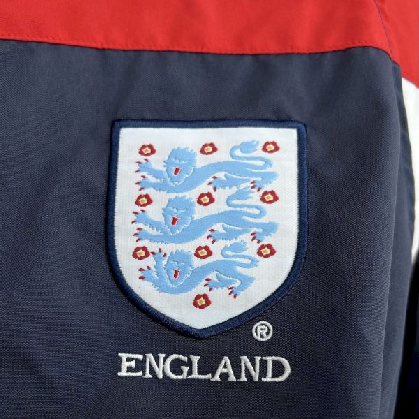England 1998-99 Umbro Track Dark Blue Jacket - Image 10