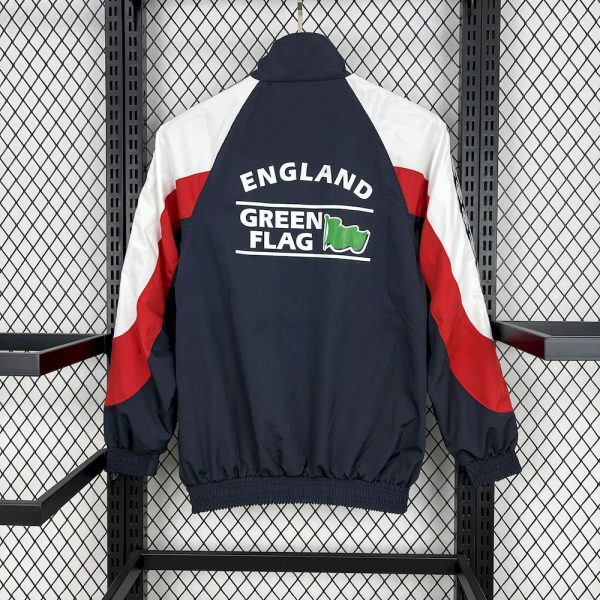 England 1998-99 Umbro Track Dark Blue Jacket - Image 2