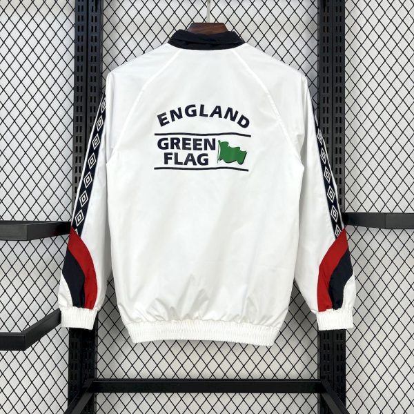 England 1998-99 Umbro Track White Jacket - Image 2