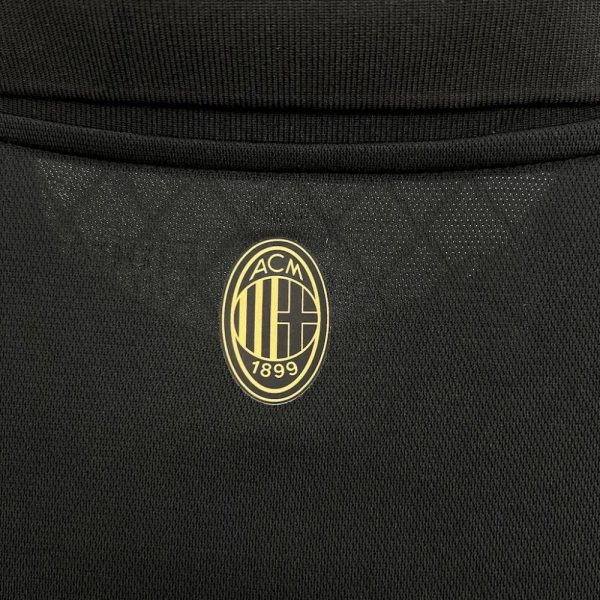 Ac Milan 2024/25 125Th Black Goalkeeper Long Sleeves Retro Jersey - Image 3
