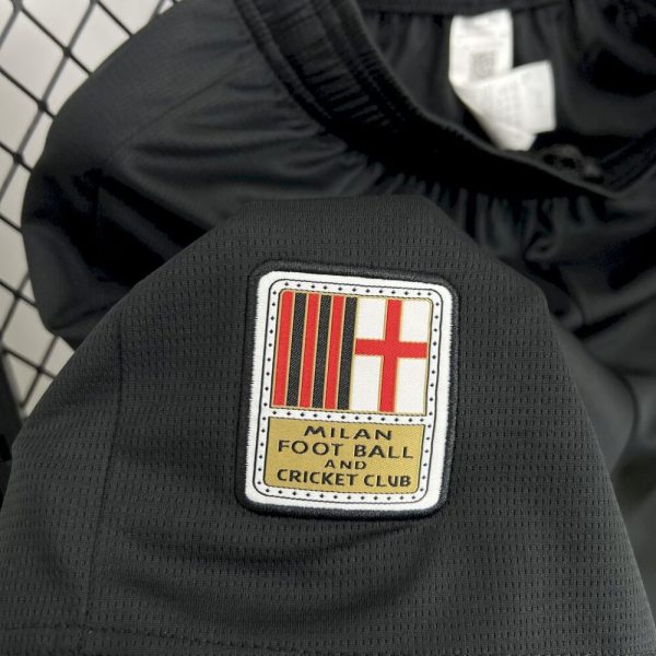 Ac Milan 2024/25 125Th Black Goalkeeper Shorts - Image 4