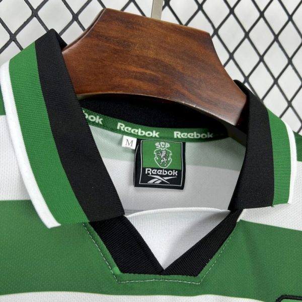 Sporting Cp 1999/00 Home Retro Jersey - Image 7
