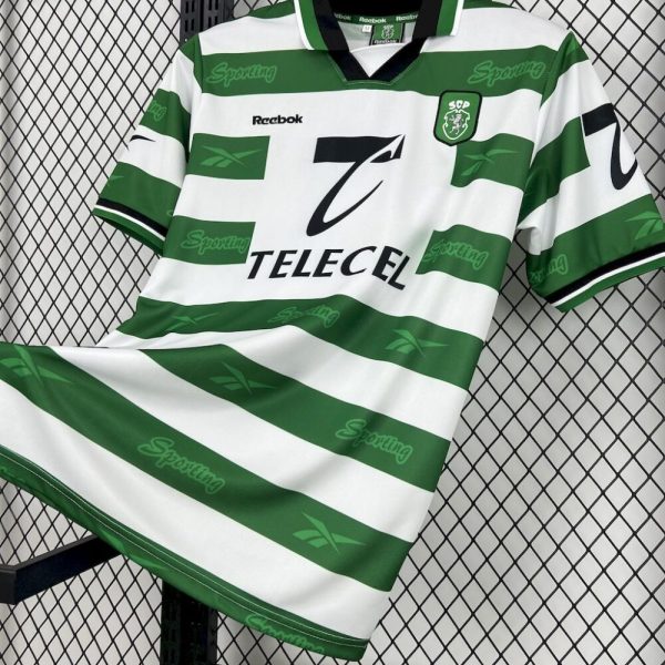 Sporting Cp 1999/00 Home Retro Jersey - Image 3