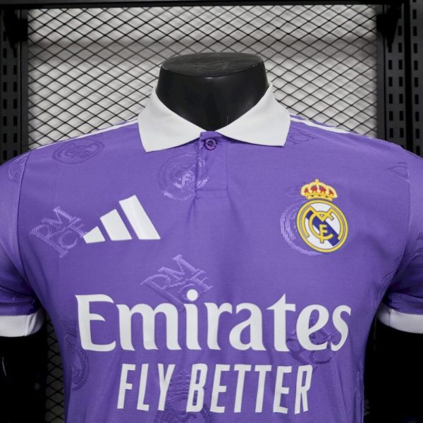 Real Madrid  2025/26 Light Purple Special Edition Jersey Player Version - Image 6