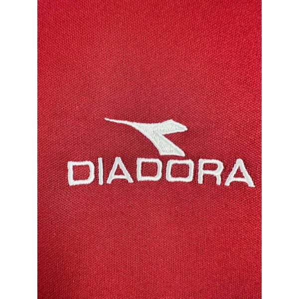 As Roma 1998/99 Home Long Sleeve Retro Jersey - Image 5