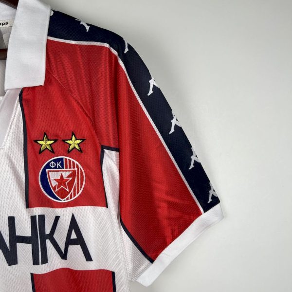 Red Star Belgrade 1995/97 Home Retro Jersry - Image 8