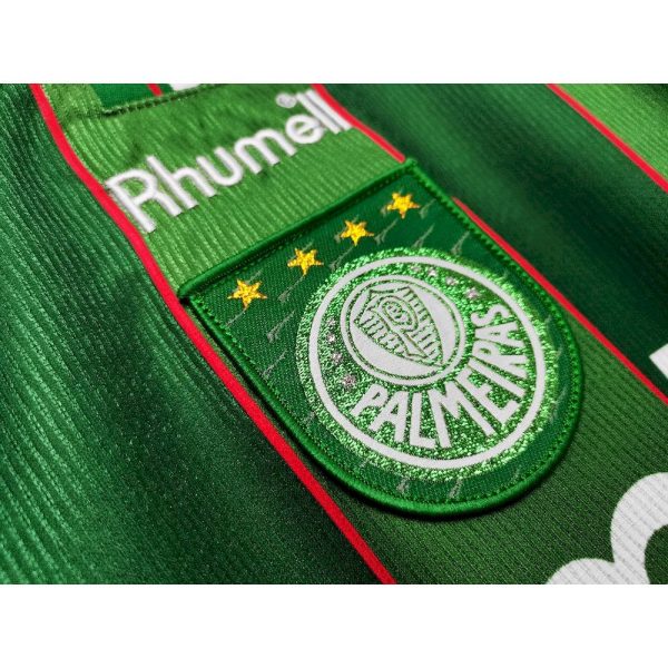 Palmeiras 1999 Libertador Cup Champipn Retro Jersey - Image 3