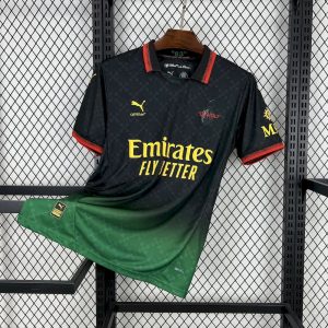 AC Milan 2025/26 Co-Branded Black Edition Jersey