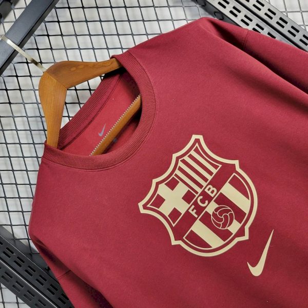 Barcelona 2025 Red Football Hoodie - Image 3