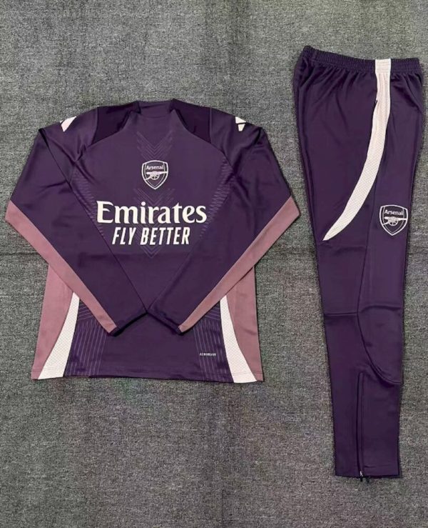 Arsenal 2024/25 Half-Zip Kids Sweater+Pant 14001 - Image 2