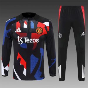 Manchester United 2024/25 Half-Zip Adult Sweater +Pant 14001