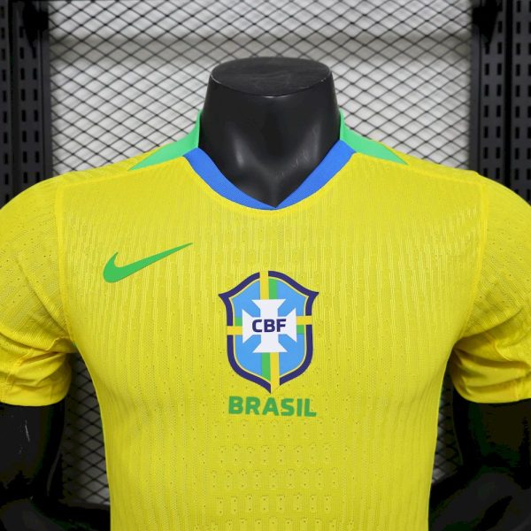 Brazil 2025/26 Home Jersey Player Version - Image 3