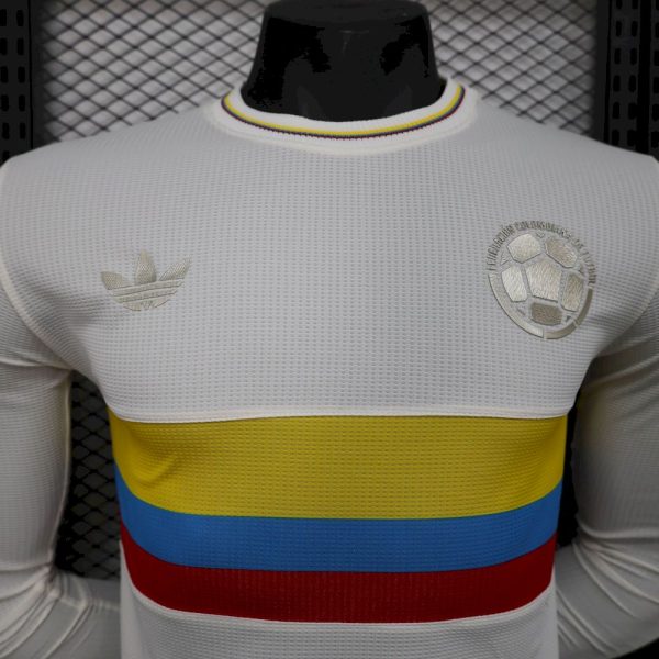 Colombia 2024/25 100Th Anniversary Long Sleeves Jersey Player Version - Image 3