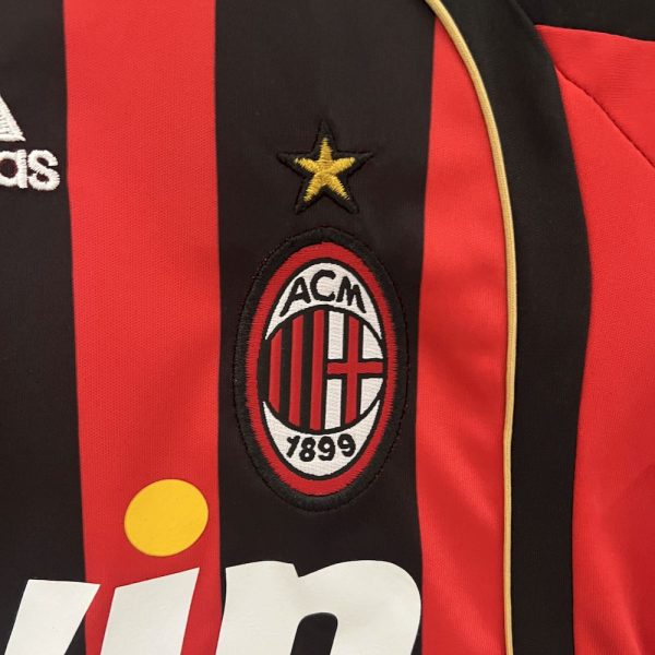 Ac Milan 2006/07 Home Kids Retro Jersey And Shorts - Image 7