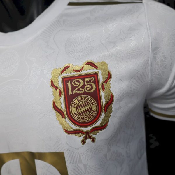 Bayern Munich 2024/25 125 Anniversary White Jersey Player Version - Image 3