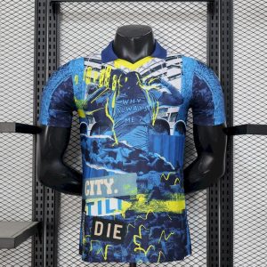 Manchester City 2025/26 Blue Special Edition Jersey Player Version
