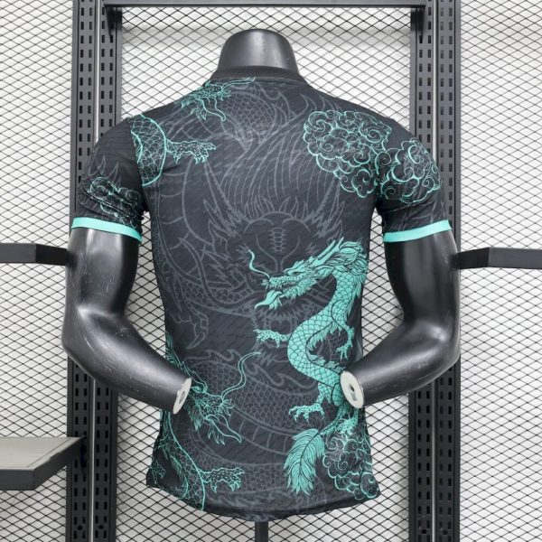 Real Madrid 2025/26 Black Green Dragon Edition Jersey Player Version - Image 2