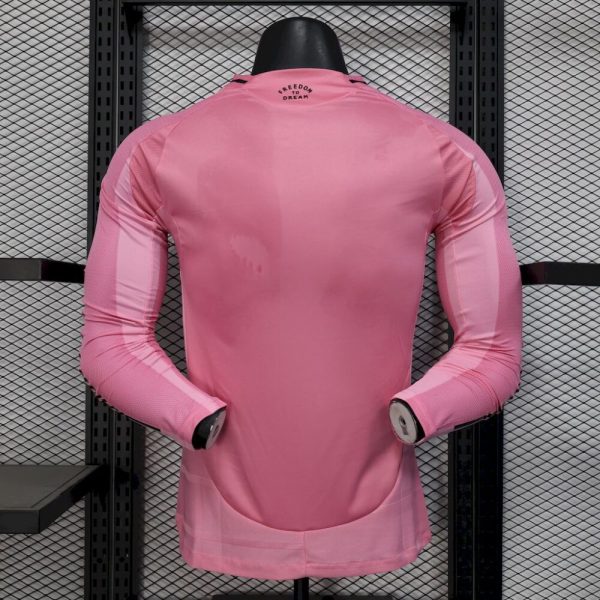 Inter Miami 2025/26 Home Long Sleeves Jersey Player Version - Image 2