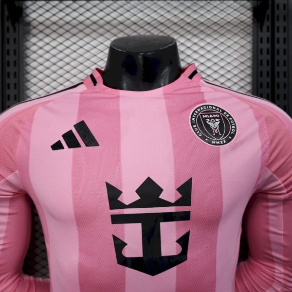 Inter Miami 2025/26 Home Long Sleeves Jersey Player Version - Image 5
