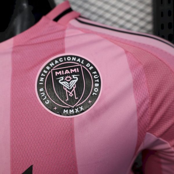 Inter Miami 2025/26 Home Long Sleeves Jersey Player Version - Image 4