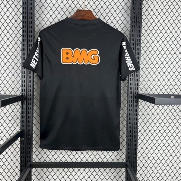 Santos 2011/12 Black Retro Jersey - Image 2