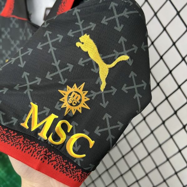 Ac Milan 2025/26 Co-Branded Black Edition Kids Kit - Image 6