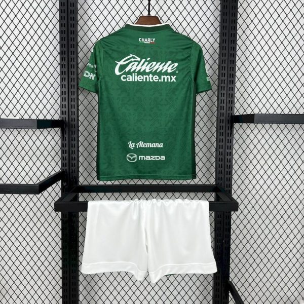 Club León F.c. 2024/25 Home Kids Kit - Image 2