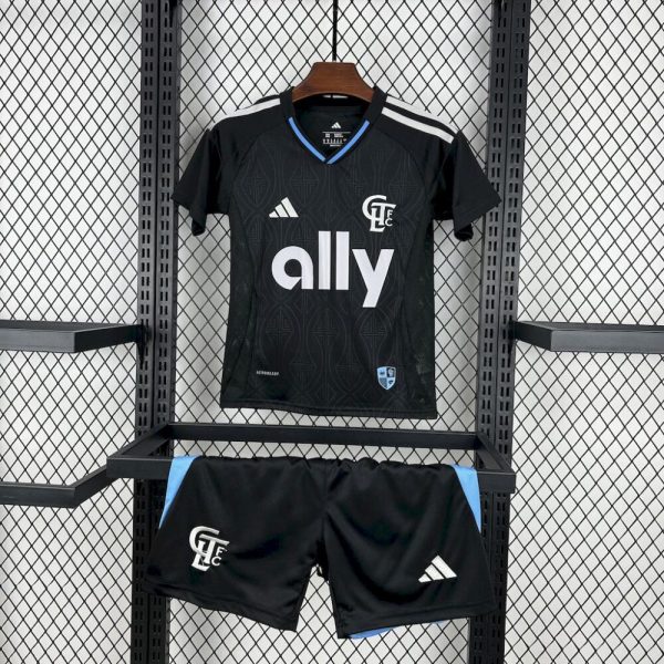 Charlotte Fc 2025/26 Away Kids Kit