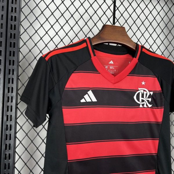 Flamengo 2025/26 Home Kids Kit - Image 5