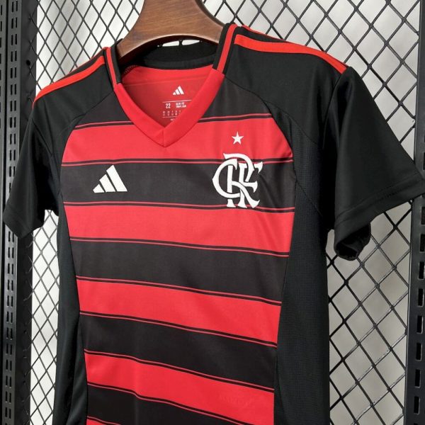 Flamengo 2025/26 Home Kids Kit - Image 4