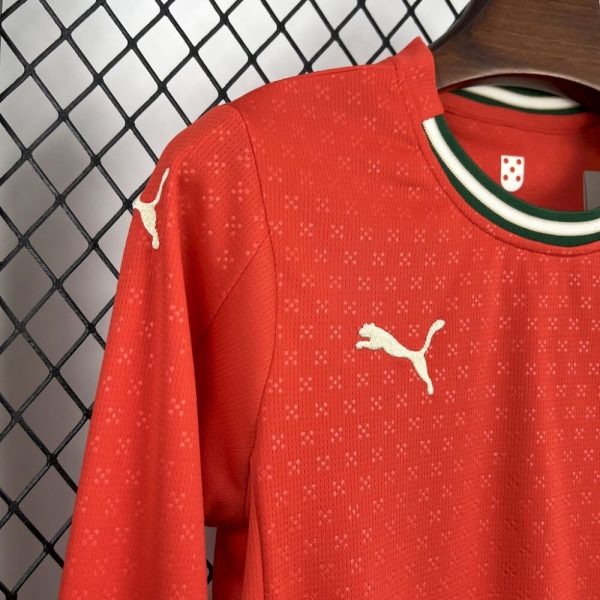 Portugal 2025/26 Home Long Sleeves Kids Kit - Image 6