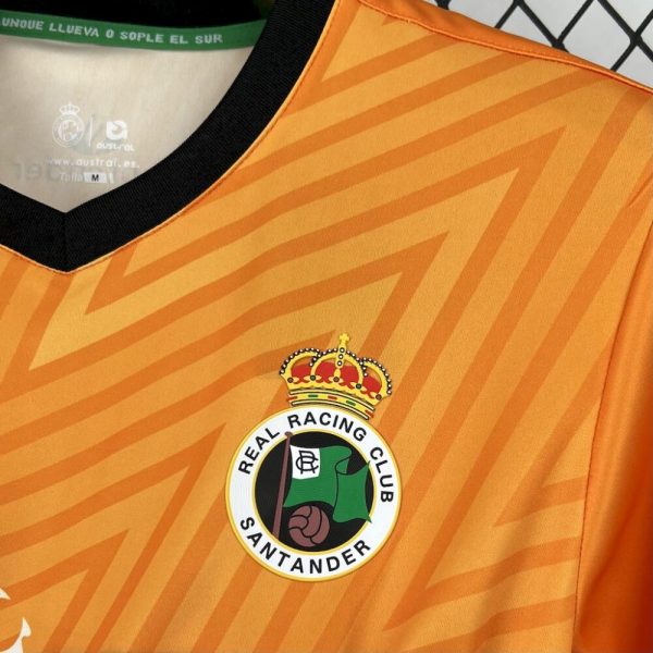 Racing De Santander 2024/25 Orange Goalkeeper Jersey - Image 4