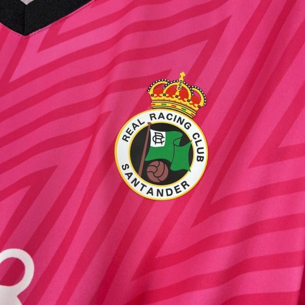 Racing De Santander 2024/25 Pink Goalkeeper Jersey - Image 5