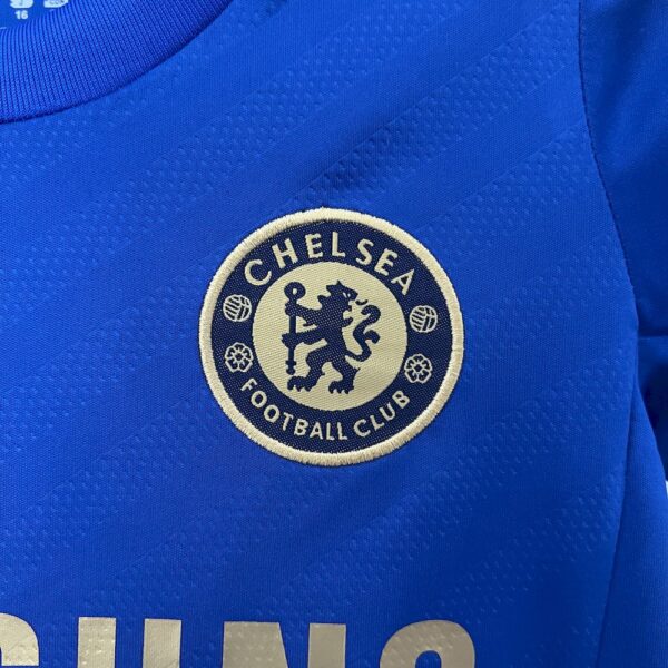 Chelsea 2012/13 Home Kids Retro Jersey And Shorts - Image 8