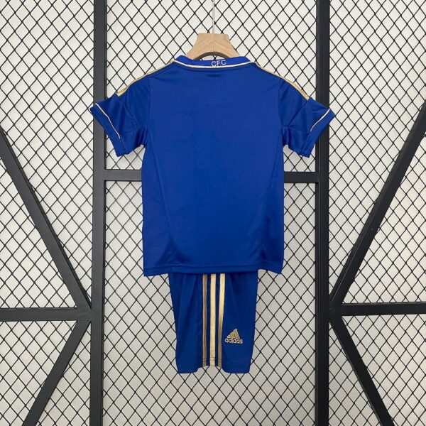 Chelsea 2012/13 Home Kids Retro Jersey And Shorts - Image 2