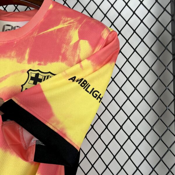Barcelona 2025/26 Orange Pre-Match Training Jersey - Image 4