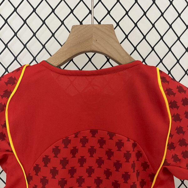 Portugal 2004 Home Kids Retro Jersey And Shorts - Image 6